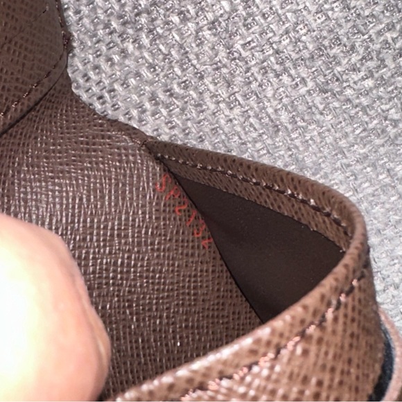 NWOT Louis Vuitton Elise Compact Wallet Brown Damier Ebene Pattern Coated Canvas - Picture 8 of 8